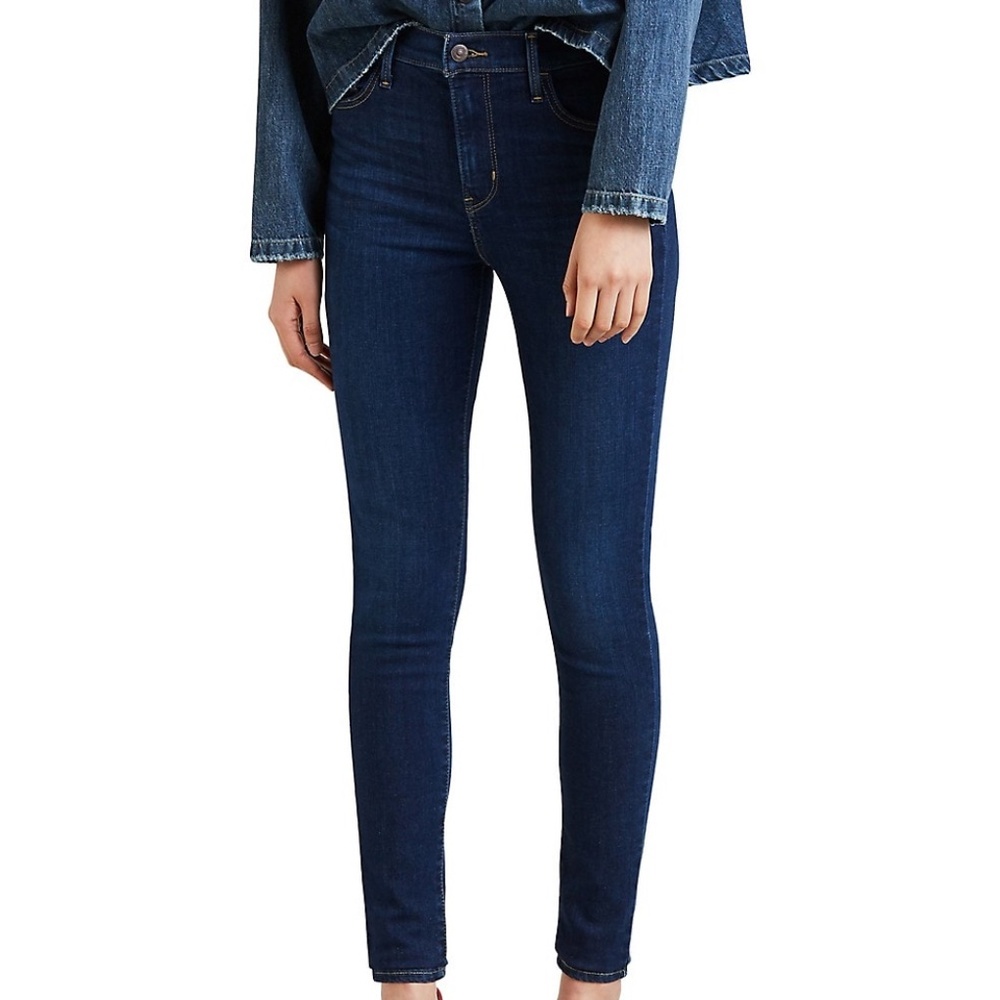 Levis 720 High Rise Super Skinny Jeans- Size 27